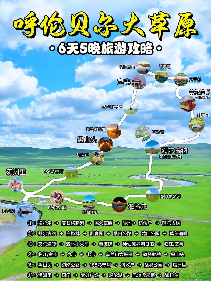 呼伦贝尔大草原北线自驾游旅游攻略