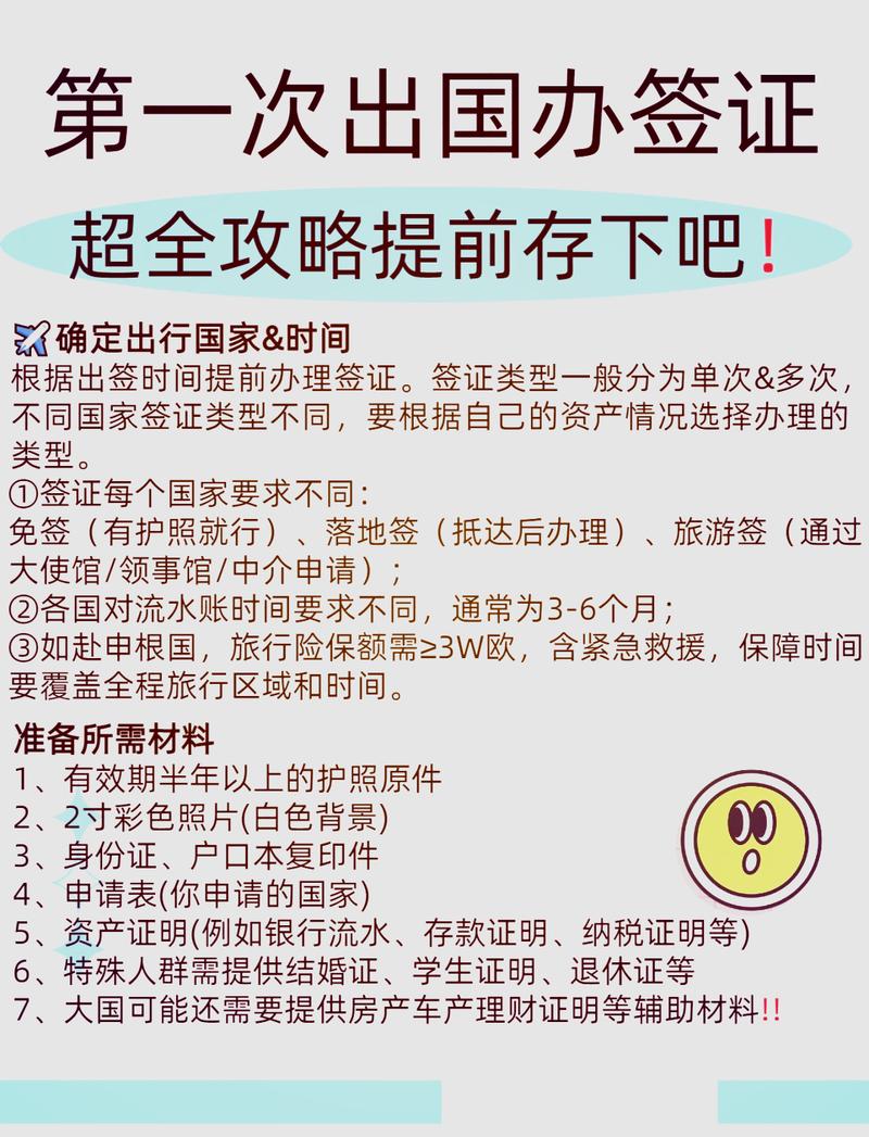 学生出国旅游签证办理流程