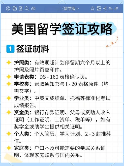 在校学生办美国旅游签证需要什么材料
