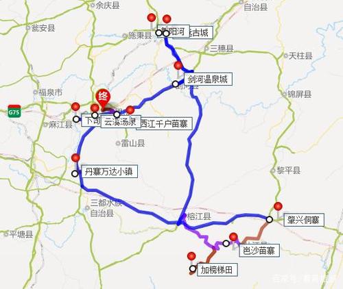 贵州自驾旅游景点推荐附景点自驾游路线借鉴