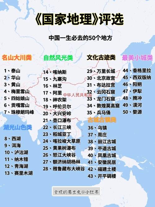 一生必去的50个国内旅游地,数数你去过了哪几个?