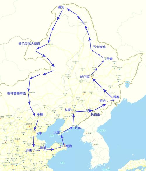 夏天去东北自驾经典路线,自驾游旅游攻略东北景点