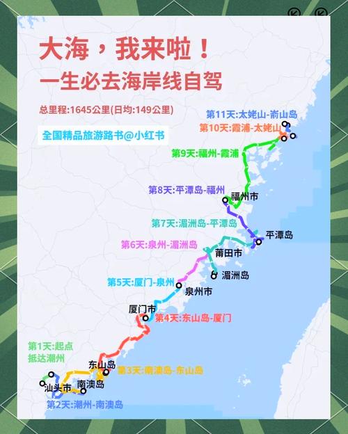 自驾海岸线最佳路线,旅游景点海边自驾路线