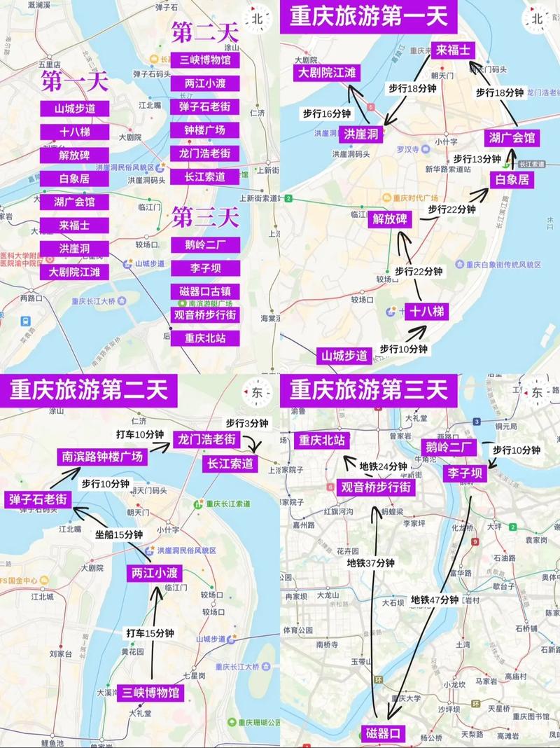 重庆自驾旅游, 感受山城之美